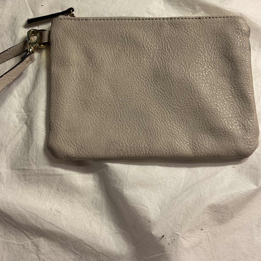 Steve Madden Wristlet - Tan 8 x 6 in